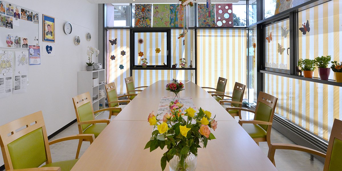 Aufenthaltsraum Eingang Tagespflege Stuttgart-Botnang